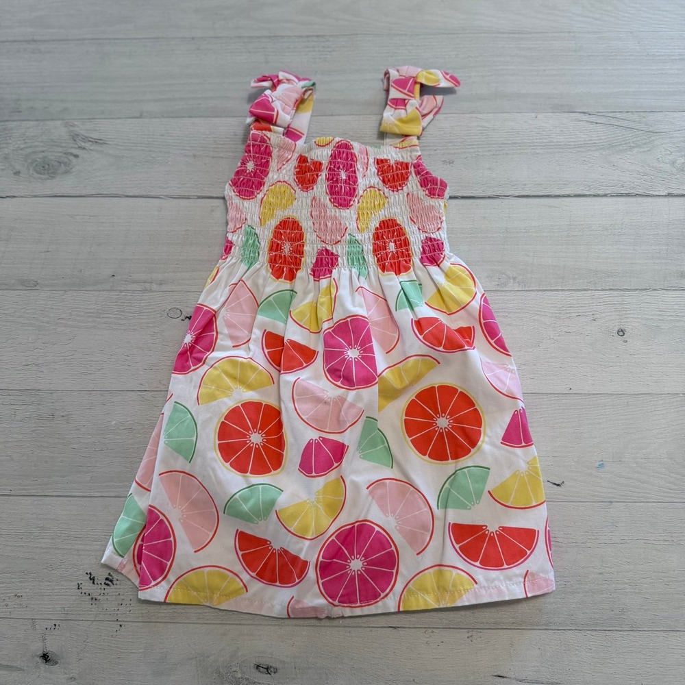 Gymboree baby‎ girl lemon dress 6-12 months NEW